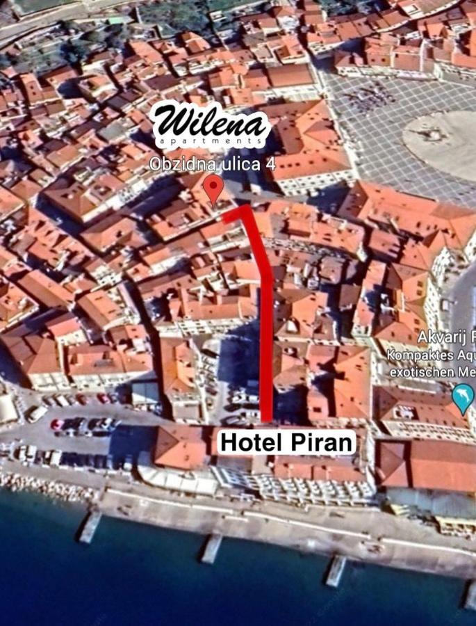 Wilena Apartments Пиран Экстерьер фото